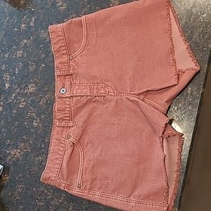 Carve shorts cut off cords rust color